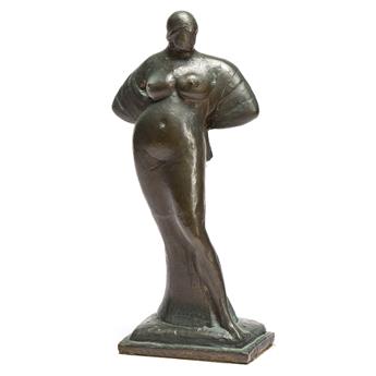 GASTON LACHAISE (1882-1935) Woman (Woman Without Beads; Standing Woman with Arms Behind her Back).